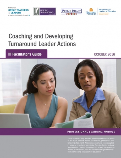 Coaching and Developing Turnaround Leader Actions